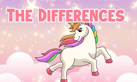 Unicorn Find The Differences - Y8 games,y8 games,free games,h5 game, free play,free y8 games