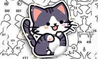 Sticker Puzzle Book - free game