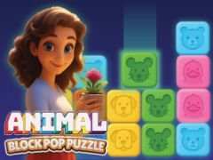 Animal Block Pop Puzzle - crazygames,crazy games,free games,h5 game, free play,free crazy games