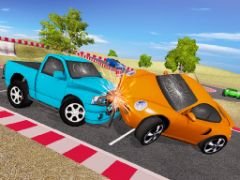 Mini SuperCars Racing Crashing - crazygames,crazy games,free games,h5 game, free play,free crazy games
