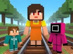 Squid Game: Craft Runner - crazygames,crazy games,free games,h5 game, free play,free crazy games