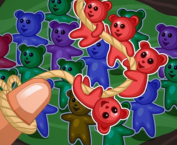 Jelly Bears - crazygames,crazy games,free games,h5 game, free play,free crazy games